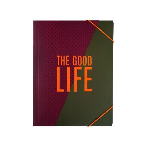 Teczka Incood A4 z gumką, The Good Life